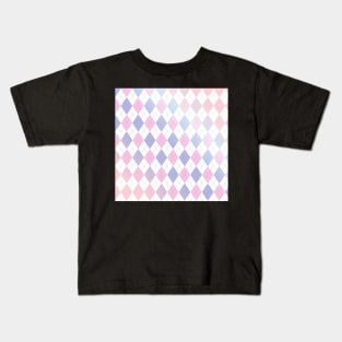 Pastel Argyle Kids T-Shirt